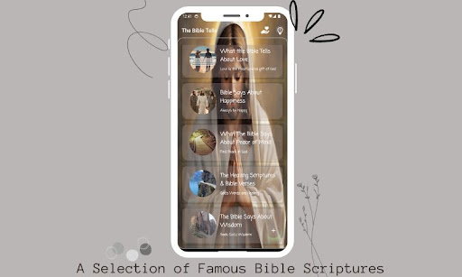 Android application The Bible Tells screenshort