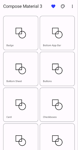 Android application Material Compose Samples screenshort