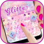 Cover Image of Herunterladen Pink Glitter Swirl Keyboard Ba  APK