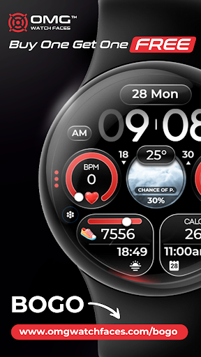 Weather Watch Face - OMG 371 screenshot 4