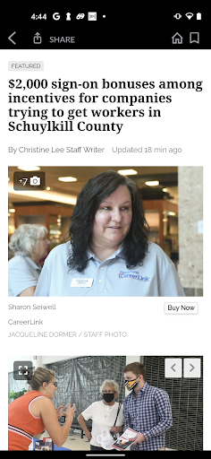 Pottsville Republican-Herald Screen 3