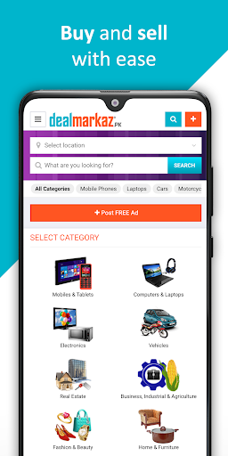 Android application DealMarkaz - Free classifieds screenshort