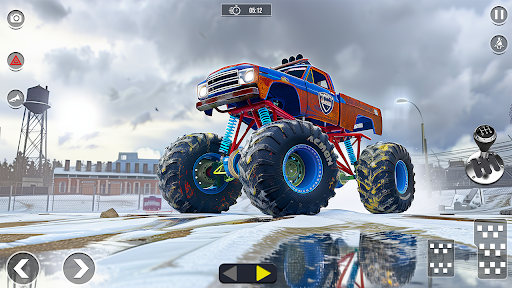Android application Monster Truck Stunt Truck Game screenshort