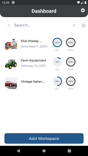 Auction Item Manager (AIM) Screen 2