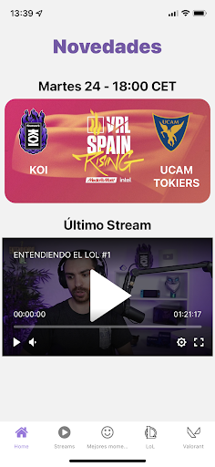 KOIapp Screen 2