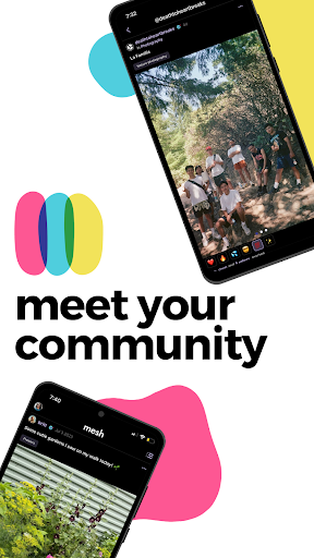 Android application mesh: communities screenshort