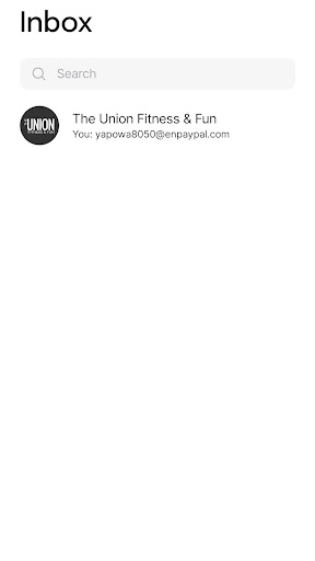 Screenshot of The Union Fitness & Fun App