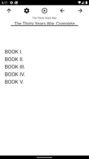 Android application Book, The Thirty Years War, Co screenshort
