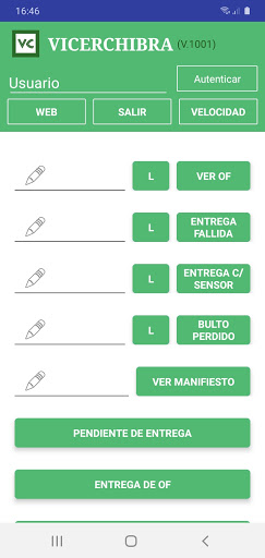 Android application App VicerChibra screenshort