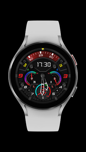 Android application Pars Troya Hybrid Watch Face screenshort