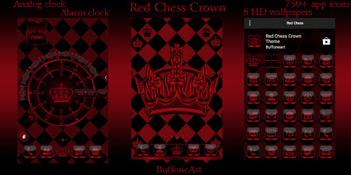 Red Chess Crown theme Screen 2
