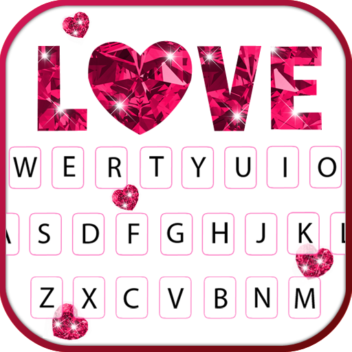 Diamond Love Keyboard Backgrou logo