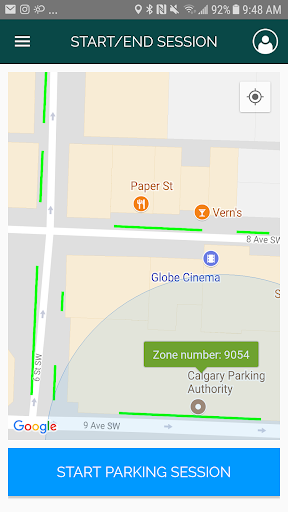 MyParking Screen 2
