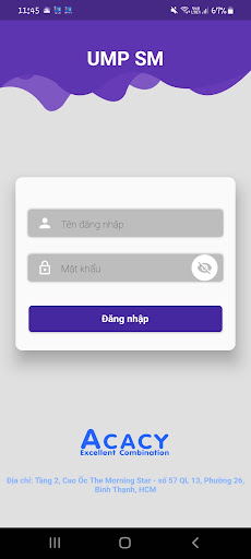 Android application UMP SM screenshort