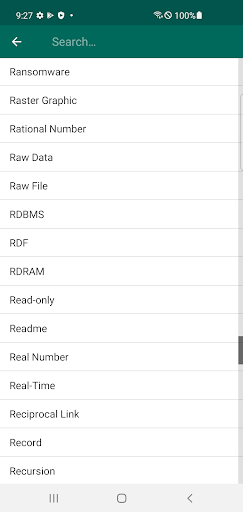 Tech Terms Screen 2