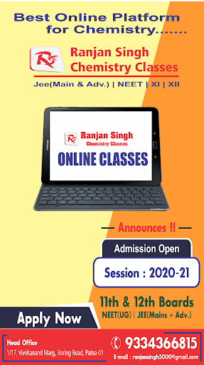 RANJAN SINGH CHEMISTRY CLASSES Screen 2
