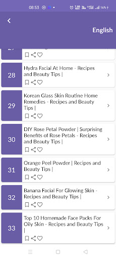 Glowing skin tips Screen 3