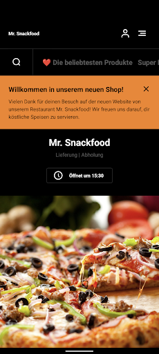Android application Mr. Snackfood screenshort