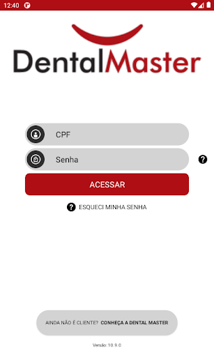 Android application DentalMaster - Associado screenshort