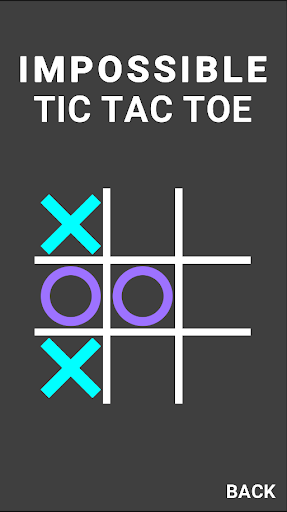 IMPOSSIBLE Tic Tac Toe
