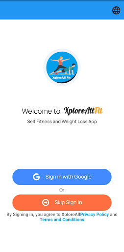 Android application XploreAll Fit Weight Loss App screenshort