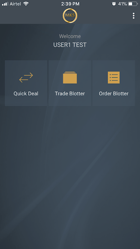 Android application MKS MY Trading screenshort