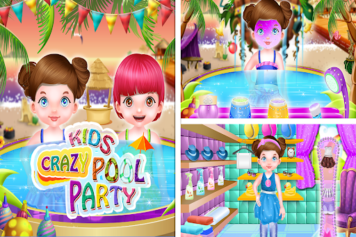 Crazy Toddlers Swim Pool Party Screen 2