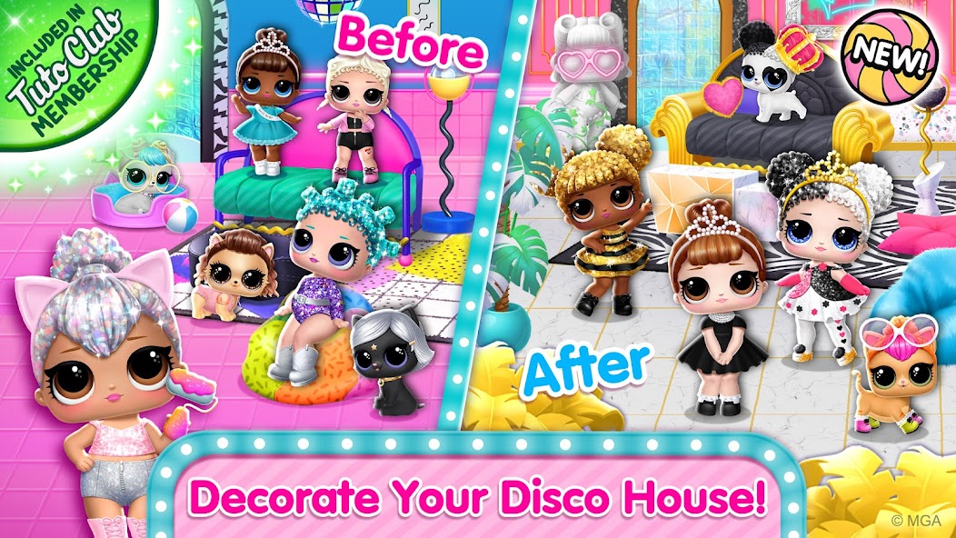 L.O.L. Surprise! Disco House 2.5.246 APK + Mod (Remove ads) for Android