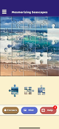 Mesmerizing Seascapes Puzzle Screen 3