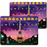 Paris Night Keyboard -Emoji icon