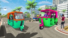 indian city tuk tuk rikshaw 3dのおすすめ画像3