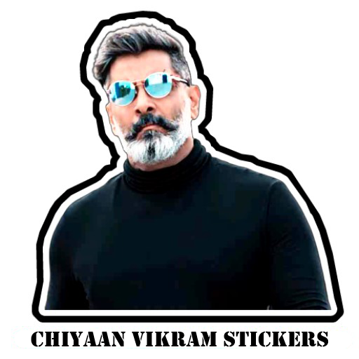 Chiyaan Vikram Stickers logo