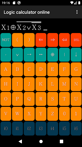Android application Logic calculator online screenshort