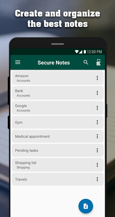 Secure Notes - Notepad - 1.0.0 - (Android)