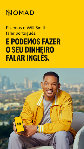 Android application Nomad: Conta em Dólar e Cartão screenshort