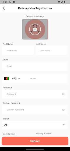 eFood Delivery Man Screen 2