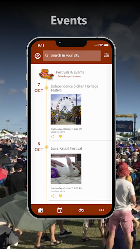 Louisiana Fairs and Festivals Screen 3