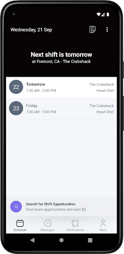 Android application SkyTab Workforce screenshort