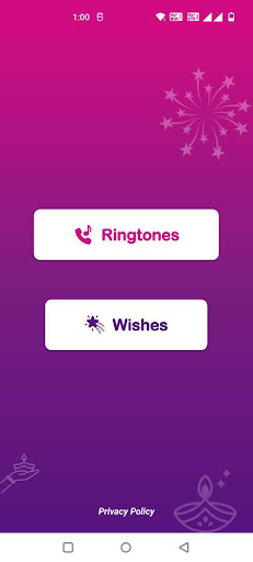 Android application New Year Wishes and Ringtones screenshort