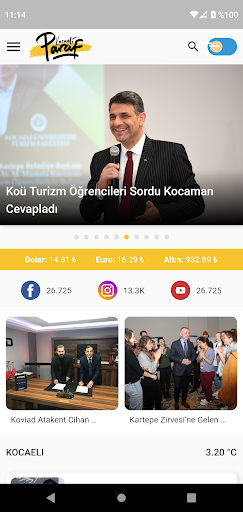 Android application Kocaeli Paraf screenshort