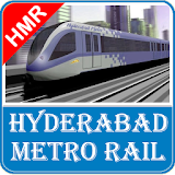 Hyderabad Metro Train App icon