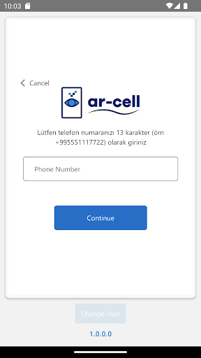 Android application Arcell screenshort