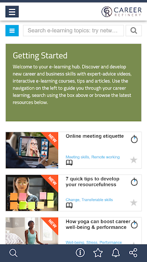 Android application Career Refinery screenshort