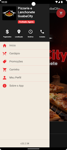 GuabaCity Pizzaria Screen 2
