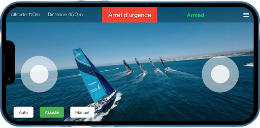 Android application Dronvor screenshort