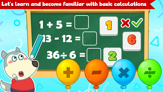 Wolfoo Math Learning Game en App Store