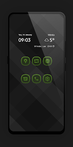 Matte Glass Green Icon Pack