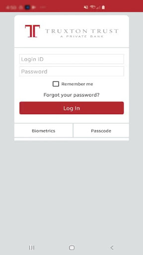 Android application Truxton Trust Mobile Banking screenshort