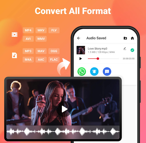 Android application Video to MP3 - Video to Audio screenshort