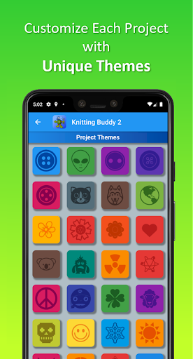 Screenshot of Knitting Buddy 2: Row Counter